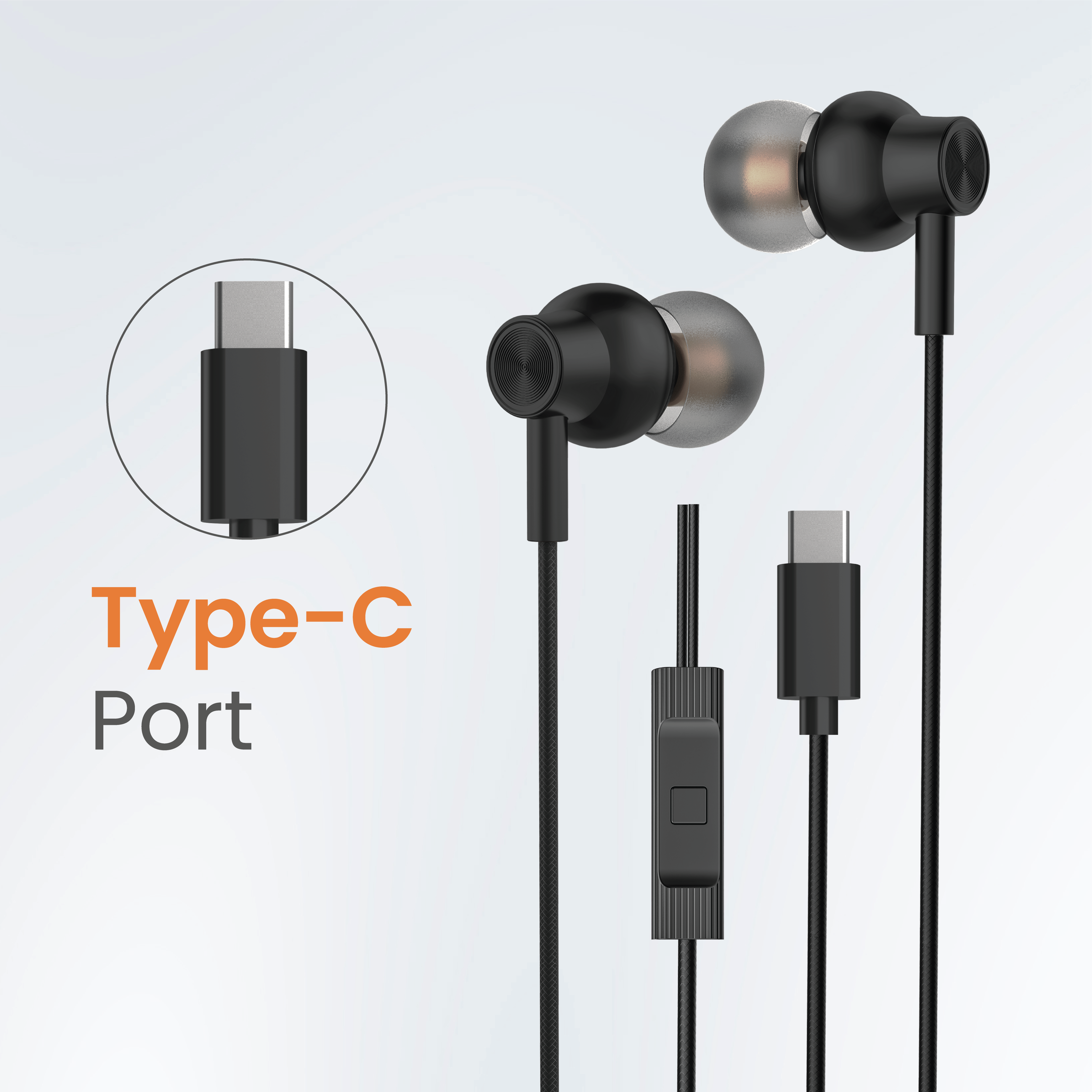 JC SyncVibe Type-C Wired Earphones